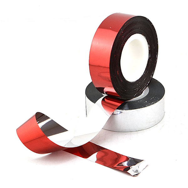 【Mingbao butik】 Fugleskremmende blinkende lydtape Red