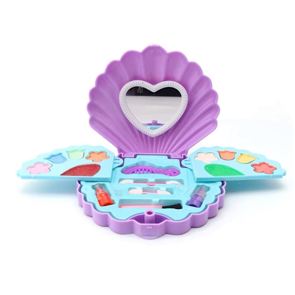 Sett for jenter Barn Kosmetisk Skjønnhet Sminkepung Case Toy Kit Pr white onesize