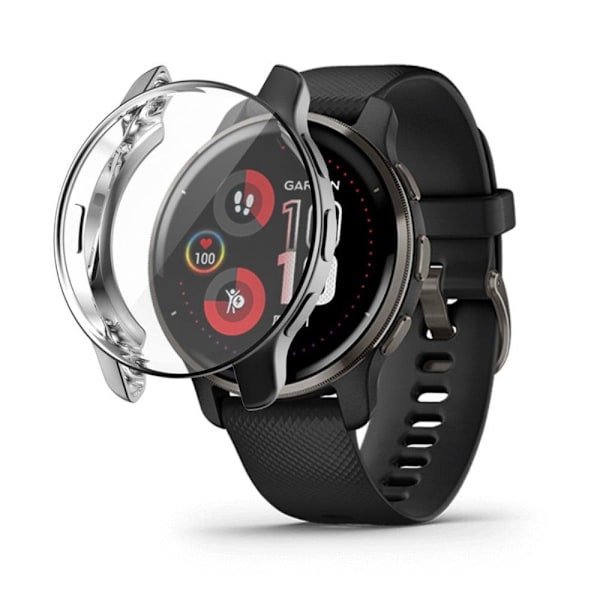 Garmin Venu 2 Plus beskyttelsesdeksel - Svart black Mjukplast