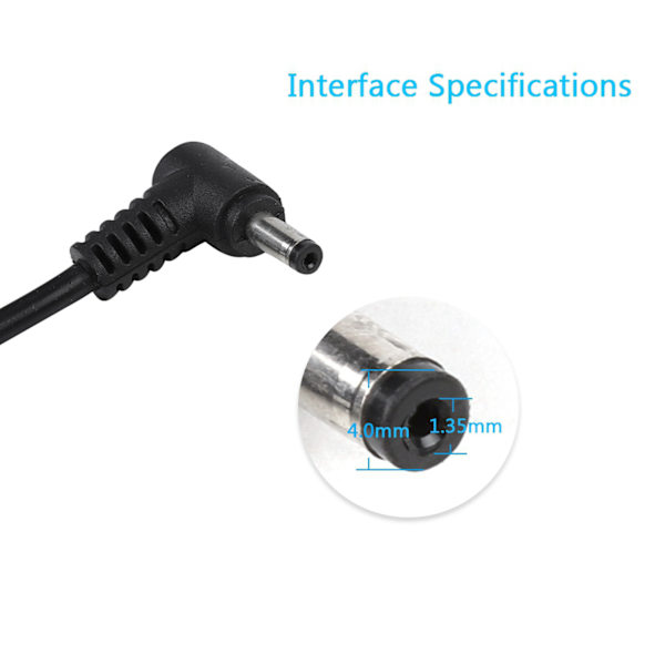 ASUS 45W 19V 2.37A 4.0*1.35mm Bärbar Dator Strömadapter 100-240V