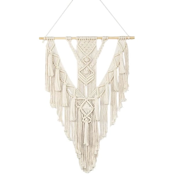 Macrame väggbonad bomull liten konst vävd gobeläng vägg