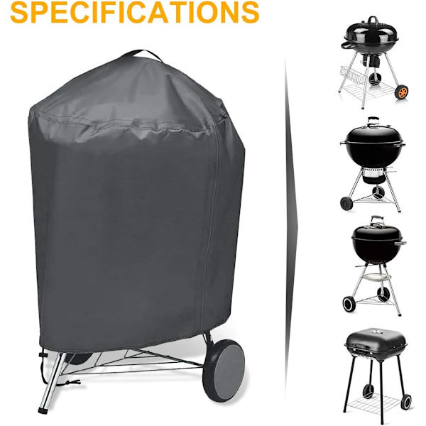 Grillin suojus, 210D Oxford vedenpitävä grillin suojus, vesi ja UV-säteily