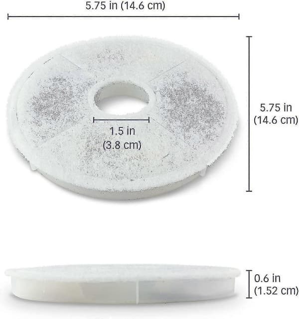 Filter til Catit Design Senses Springvand og Catit Flower Springvand, 6-pak-FA-