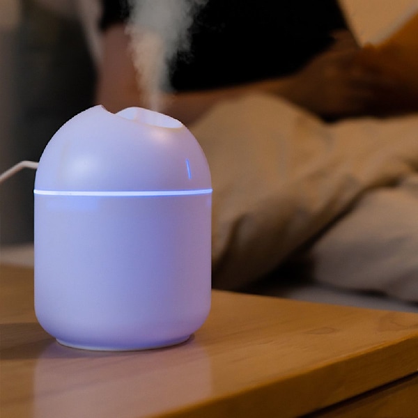 Luftfukter Aroma Diffuser Luftrenser Vannforsyning ROSA pink