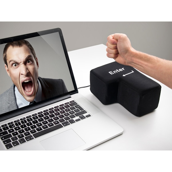 Avreageringskudde Big Enter Key svart black one size
