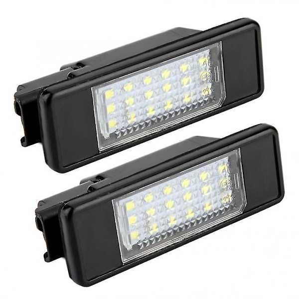 2 stk. LED-nummerpladelys til Citroen C2 C3 C4 C5 C6 DS3-FA-