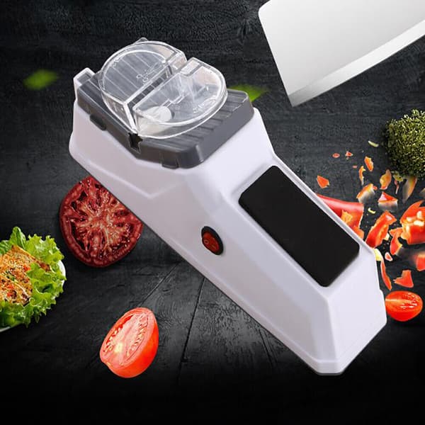 Elektrisk Knivslip Professionell Kökslipsten Slipknivar Vit-FA13- white