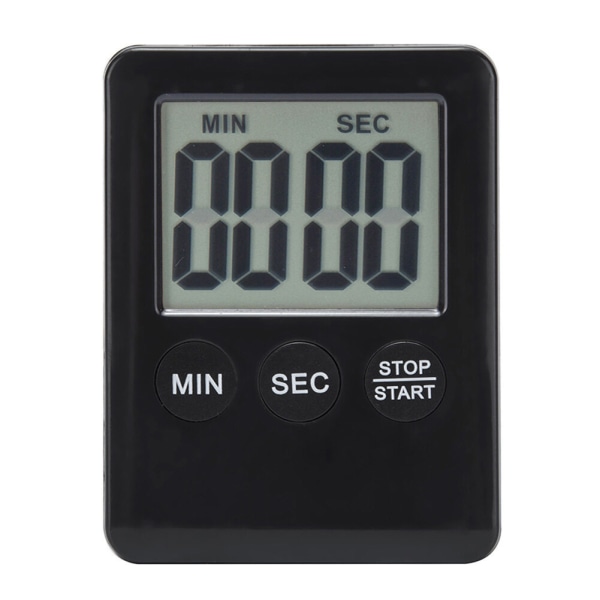 Digital Timer med Magnet - Kökstimer black