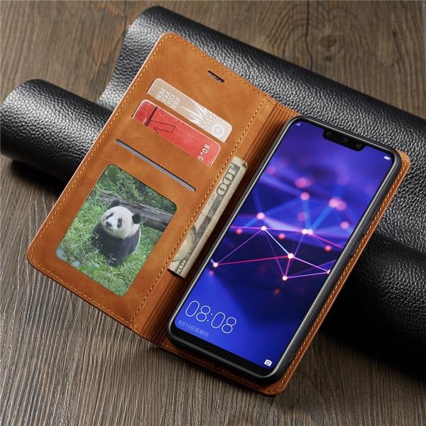 Högkvalitativt fodral för Samsung A51 | Brun