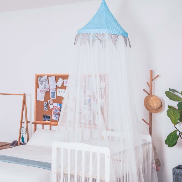 Bed Canopy Lace Mosquito Net, Princess Play Tent Reading Nook