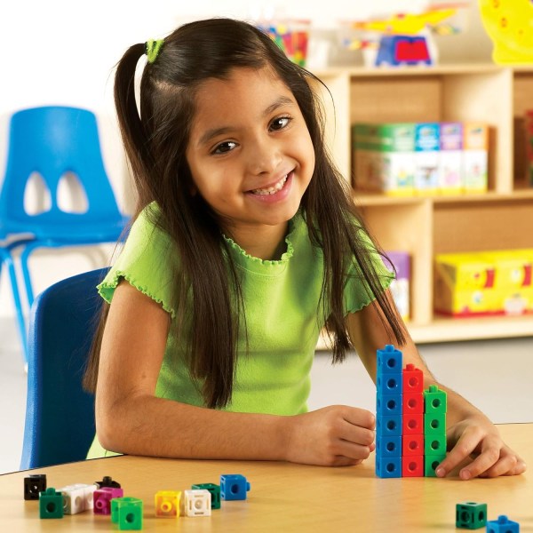 Snap Cubes (Set om 130) Kubräknare, Matematikmaterial för Klassrummet