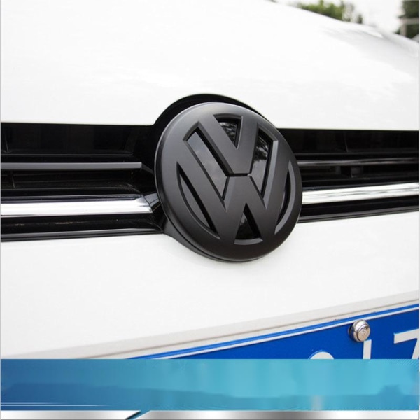 Passar till Volkswagen Golf 7 GOLF 7 bil logotyp modifiering svart fram och bak logotyp MK7 galler lock logotyp ersättning 2014 - 2017