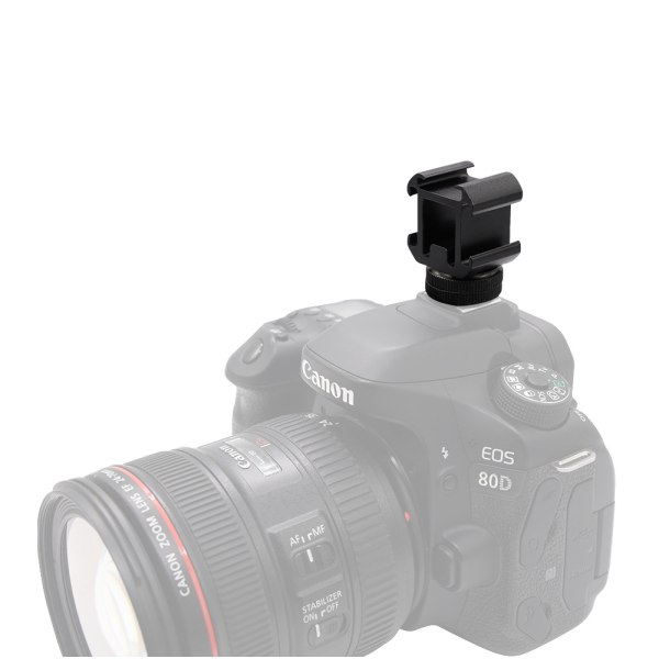 Koldskoblad Aluminium Adapter Videobeslag til DSLR-kamera