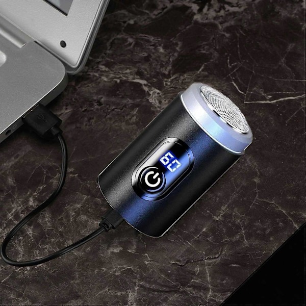 Sopami Mini Sähköinen Partakone, Uusi Nopea Lataus Digitaalinen Näyttö Mini Partakone{ DB} Aluminium alloy