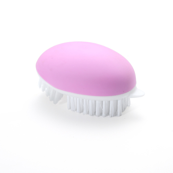 Multifunktionell grönsaksborste, potatisborste, fruktborste rosa