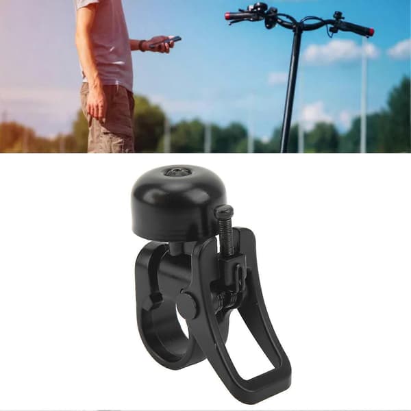 El-løbehjulsklokke Sort Aluminiumslegering Høj Lyd Scooterhorn Til Xiaomi Pro Pro2 1s Lite-FA-