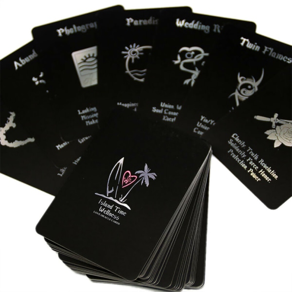 54 kort Louc Oracle kort Island Time Wellness L?s ?dets tarot