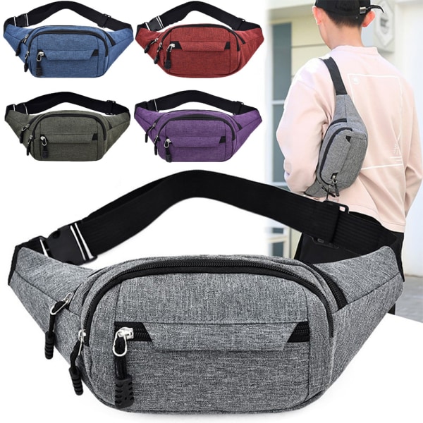 Midjeposer Fanny Pack LYSEGRÅ Light gray