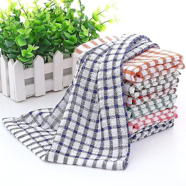 Paket med 10 Terry Handdukar (28 x 40 cm) - Supersoft Ringspun Kamgarn Bomull Hög Densitet Väv & Tjock Konstruktion Ultraabsorberande & Mjuk Restaur