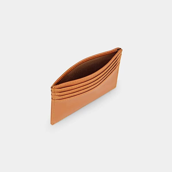 Phonet äkta läder korthållare 105*80 mm 30 brown