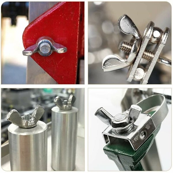 25 stk vingmutter M6 X25 mm vingskrue med metrisk bolt 304 rustfritt