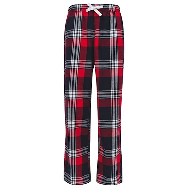 SF Minni Lapset/Lapset Tartan Lounge Housut 5-6 Vuotta Punainen/Tummansininen Punainen/Tummansininen Ruutu 5-6 Years Red/Navy Check