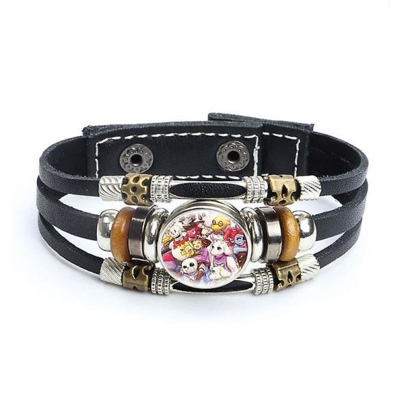Undertale läderarmband - Söt utan papyrus färsk tecknad figur