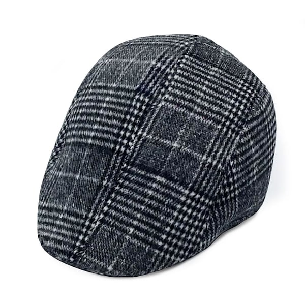 Flat Cap / Gatsby / Gubbkeps Klassisk - Velg farge white