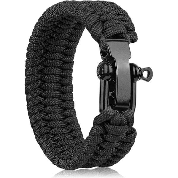 Overlevelsesarmbånd, Taktisk Paracord-armbånd - 23 cm