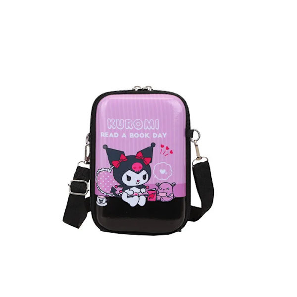 Sanrio kuromi Messenger-väska för kvinnor Anime Hardshell-väska 1