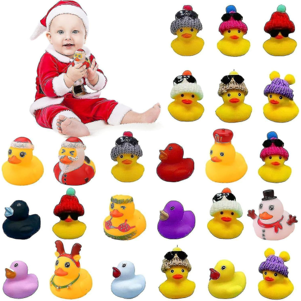 Ny Gummi Anka Adventkalender 2023, Adventkalender 2023 Barn, Advent Anka Badleksak 03(24 ducks)