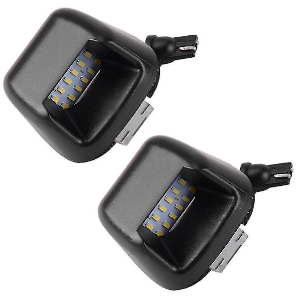 Navara D40 2004-2018 LED-nummerpladelys - direkte pasform alternativ black