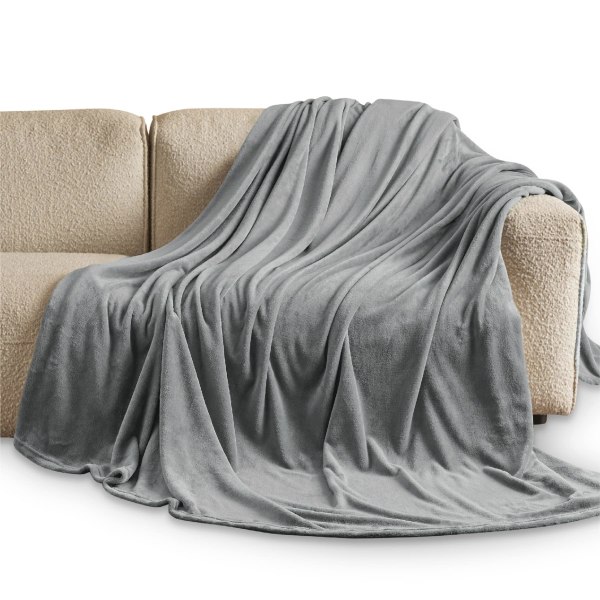 Fleece-peitto sohvan heittoon - Monipuolinen peitto pehmeä ja pörröinen heitto