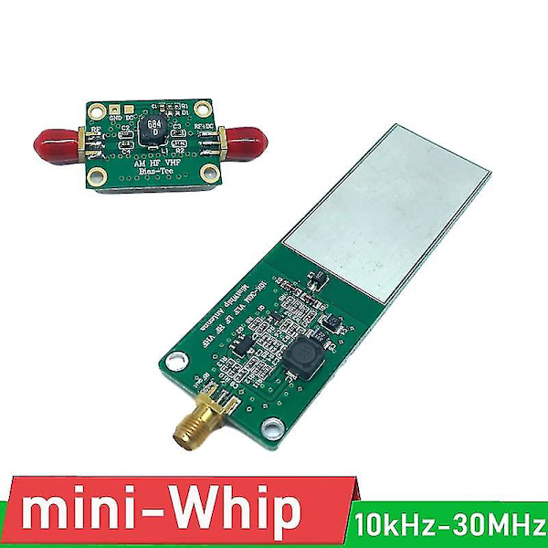 Dykb 10khz-30mhz Mini-whip Aktiv Antenn Miniwhip Kortvågsantenn + Am Hf Vhf Bias Tee För Kortvåg Sdr-mottagare Ham Radio