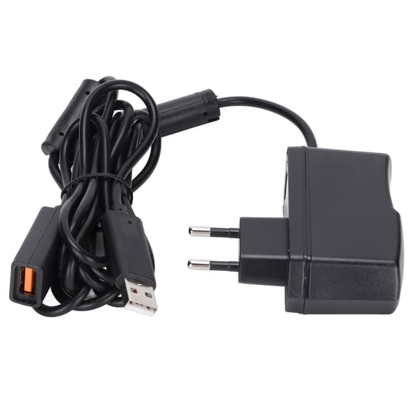 USB til AC-adapter til Xbox 360 Kinect-sensor EU-stik 100-240V strømkabel-FA-
