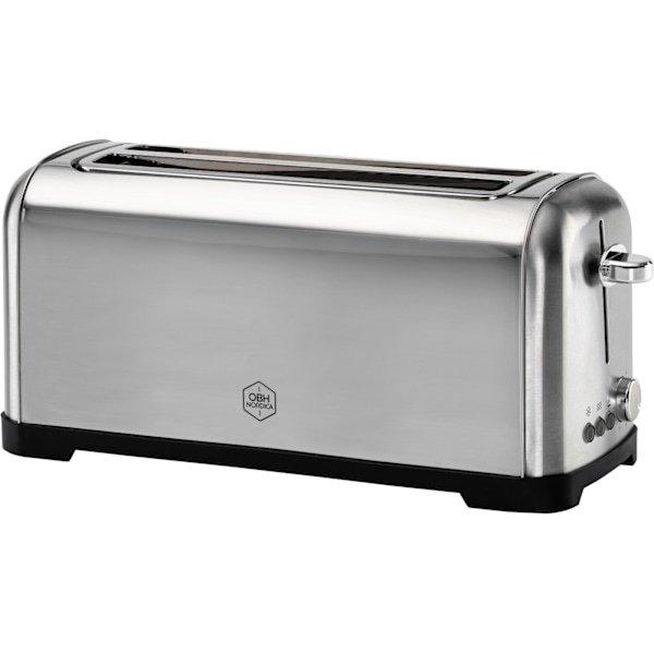 OBH Nordica Metropolitan brødrister, for 4 skiver, stål 100