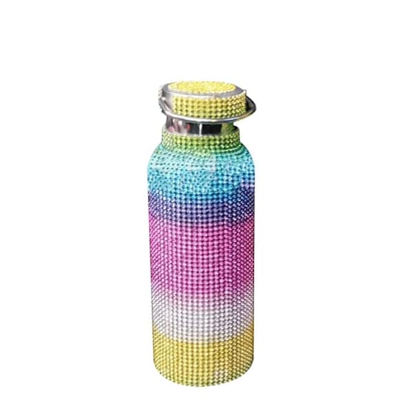 Diamant Vandflaske Bling Rhinestone Rustfrit Stål Termokande, 100% Ny Som Vist-FA- As Shown