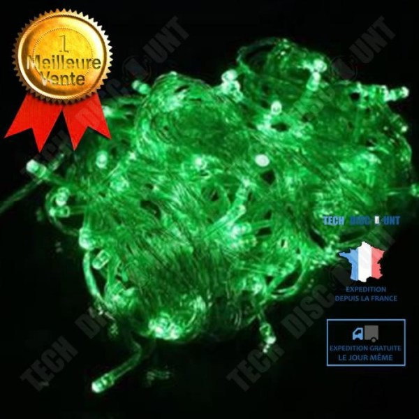 LED-slingljus USB Deco Wire Party Ornament (Grön 5m)