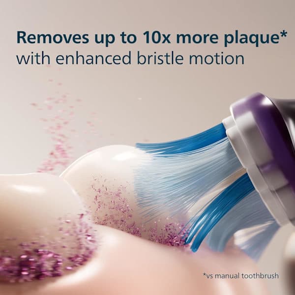 Erstatningsbørstehoveder kompatible med Philips Sonicare, G3 Sort, Emballagen kan variere Sort-FA- Black G3