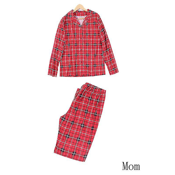 Perhe-joulupyjamat - Jouluinen Vanhemmat-Lapset Yöpuvut Pyjamajuhliin Lahjoiksi WOMEN M