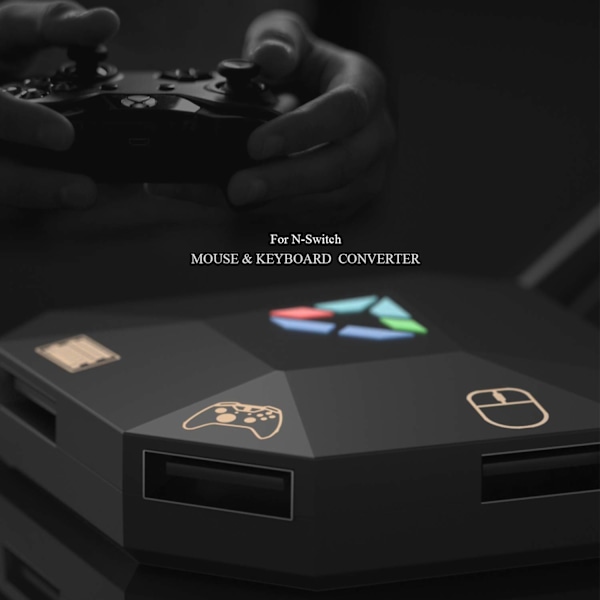 INF Mus/tangentbord Adapter Kompatibel med Nintendo Switch, PS4, Xbox One/360, PS3