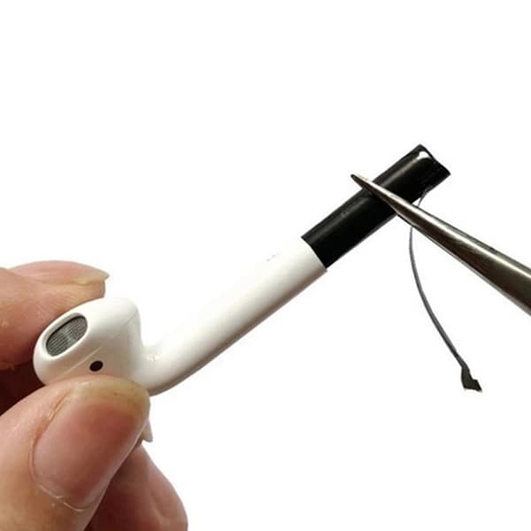 2st utbytesbatteri för Airpods 1 och 2 generations batteri Black