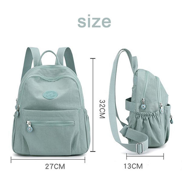 Axelveske Mini Ryggsekk HIMMELBLÅ Sky Blue