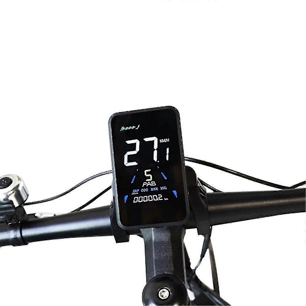 Elcykeldisplay 36V-72V Vattentät LCD-display NC-81F Elcykelpanel Instrumentbräda, Vattentät