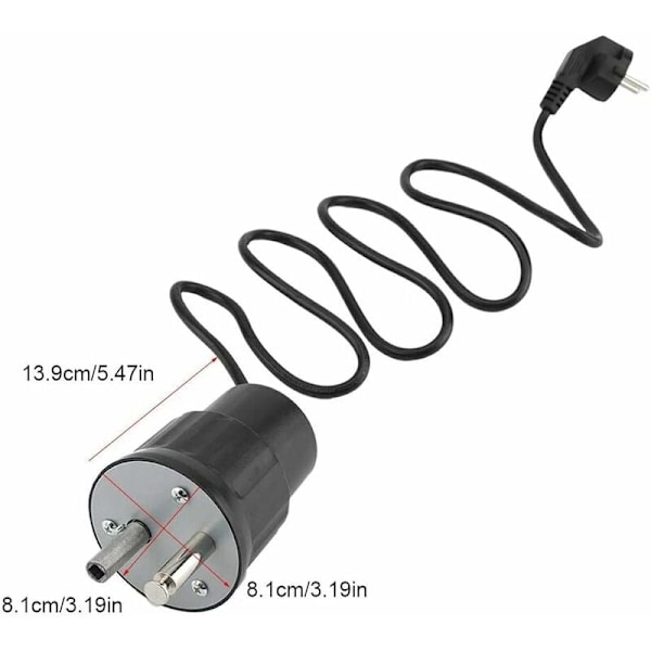 Elektrisk Grillmotor Spidmotor Spidvender Grilldrev Vender Bærbar Energibesparende Stegepande 220-240V 4W 50/60Hz (EU-stik)