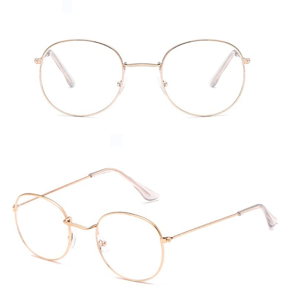 Tyylisävyiset Mukavat Lähi-Näkölasit (-1.0 - -6.0) Rose Gold Roséguld -6.0