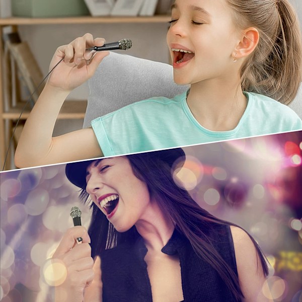 Mini bærbar sang/instrumentmikrofon til mobiltelefon