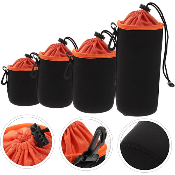 Orange 4-delt kamerataske Reflex kameratasker Rejsetaske