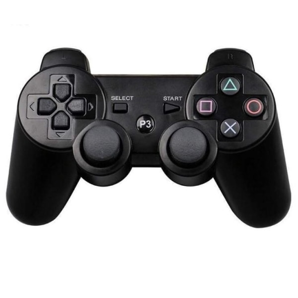 2 stk PS3 Trådløse Kontrolpuder Sort