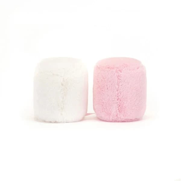 Marshmallow-pehmolelu, pehmolelu, hauska sisustus ja lahja